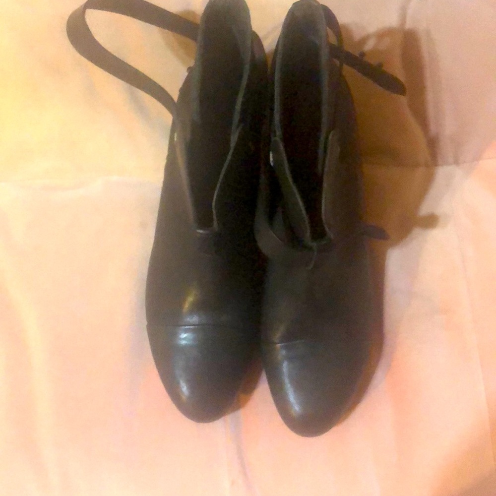 Black booties size 40 euro size 10